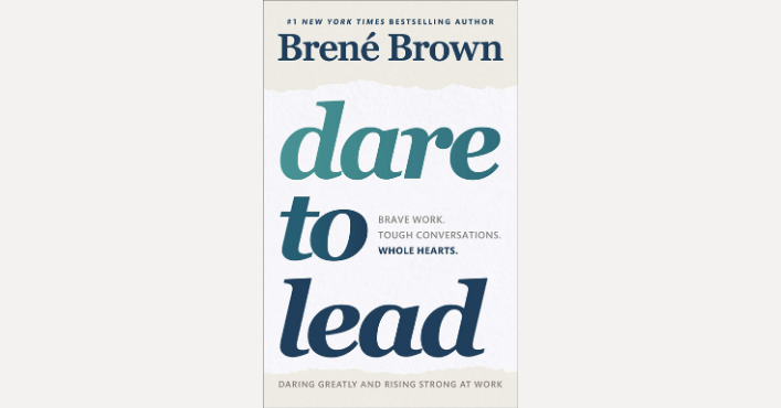 Dare to lead brown book cover