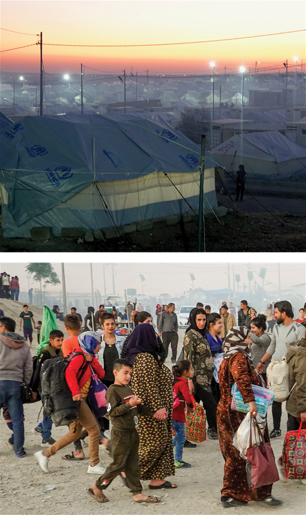 4 Syrians enter Bardarash - 5 tent city
