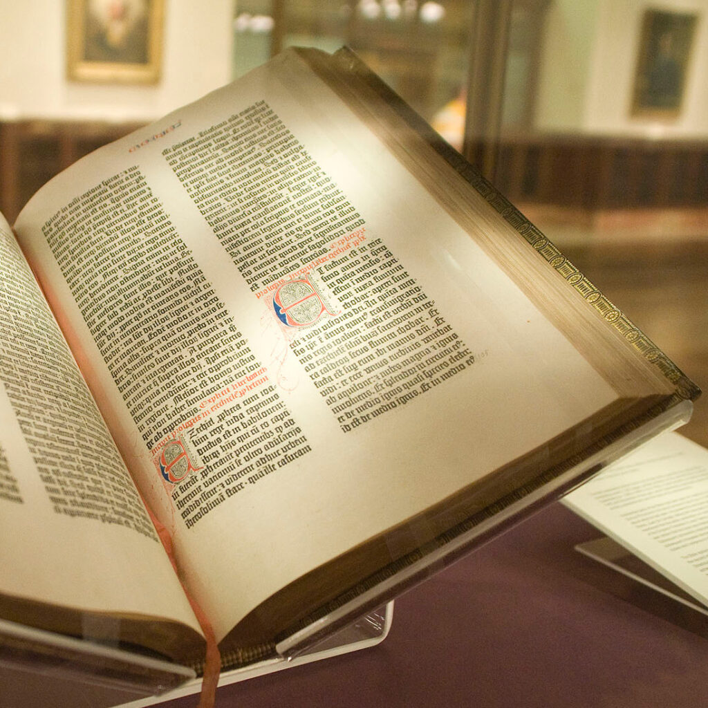 gutenberg bible lenox