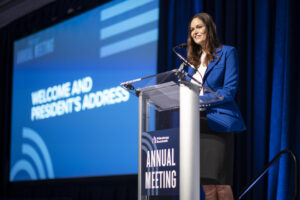 Elise Westhoff Gives Welcome Address at Philanthropy Roundtable 2022 Annual Meeting preview