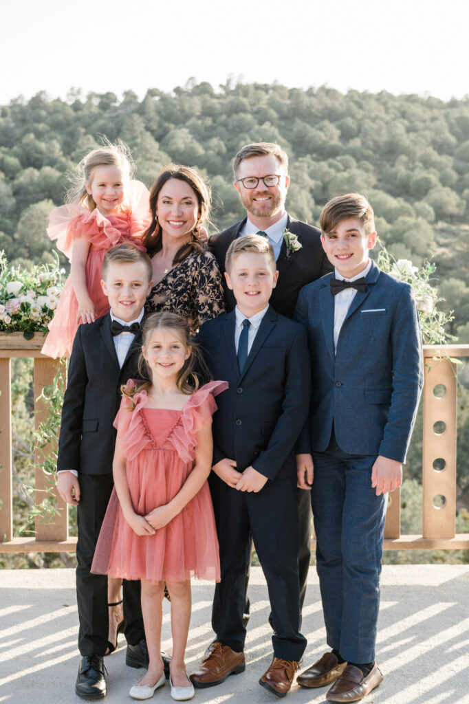 Jenny Clark with her family